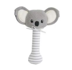 Alimrose Baby Koala Stick Rattle Grey