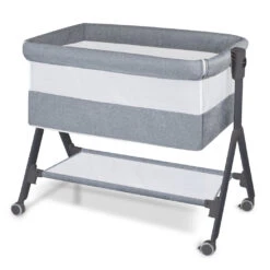 BabyRest Aria Bedside Bassinet Graphite