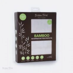 Bubba Blue Bamboo Large Cot Waterproof Mattress Protector