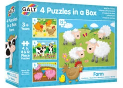Galt Four Puzzles In A Box Farm