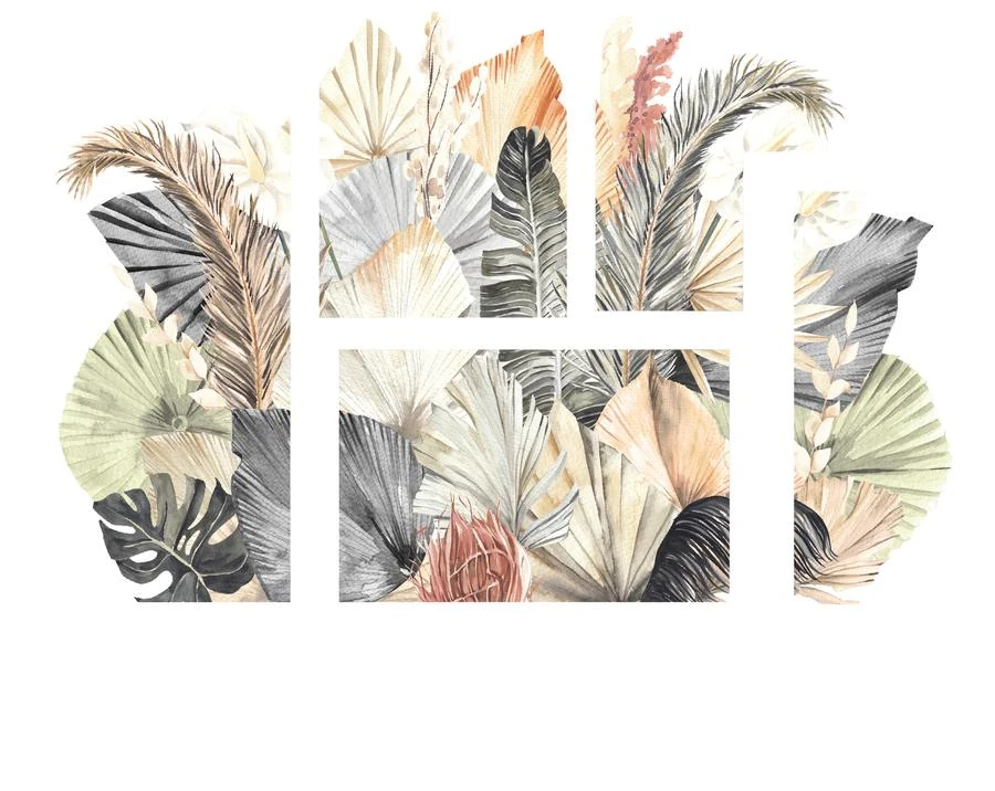 Ginger Monkey Boho Garden Decal 4 Ginger Monkey Boho Garden Decal - Image 2