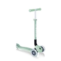 Globber Ecologic PRIMO Foldable Scooter With Lights Pistachio