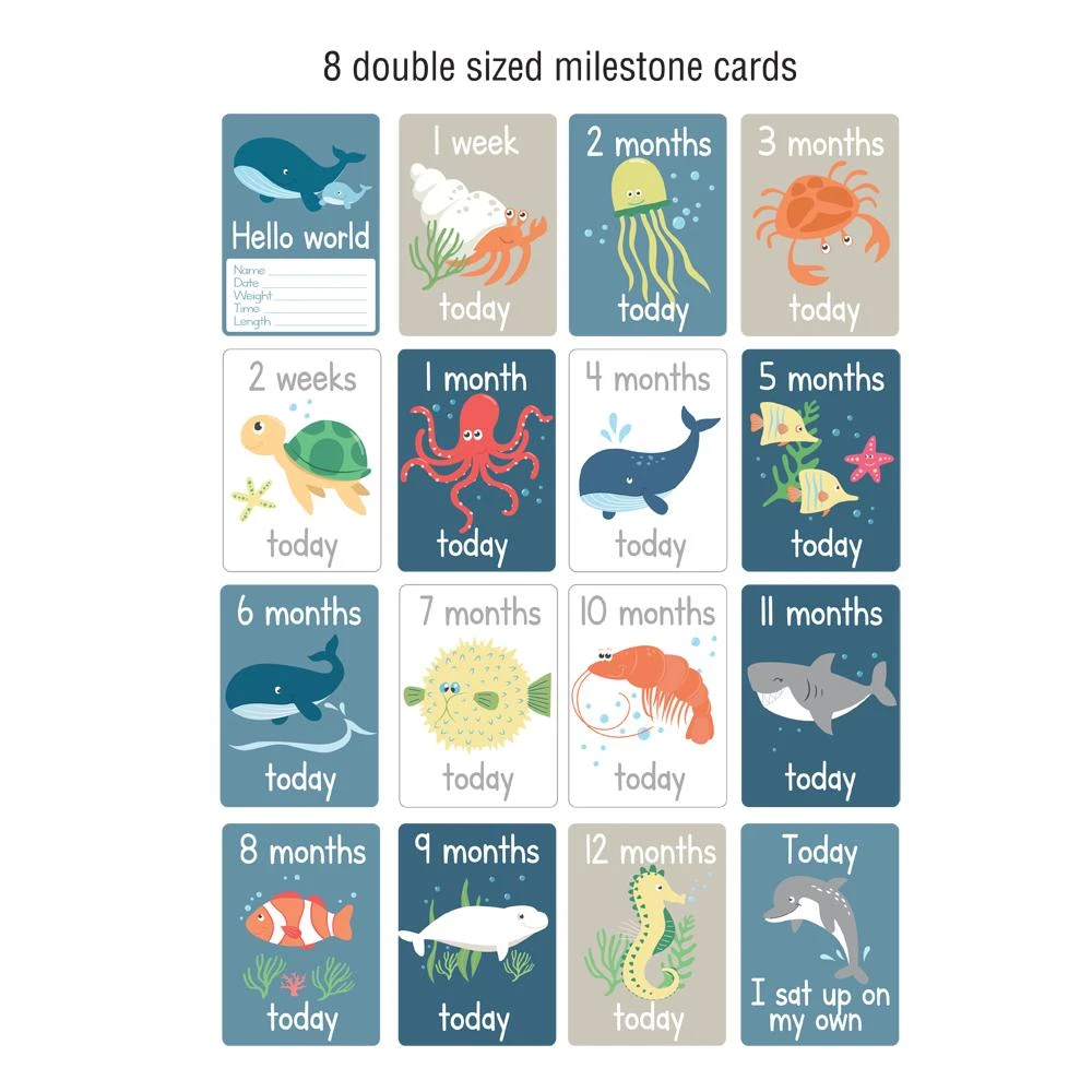 Lolli Living Oceania Play Mat With Milestone Cards 6 Lolli Living Oceania Play Mat With Milestone Cards - Image 4