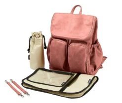 OiOi Backpack Faux Leather Dusty Pink