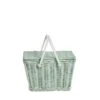 Olli Ella Piki Basket Mint 1 Olli Ella Piki Basket Mint -Finest Baby Products Olli Ella Mint Piki Basket