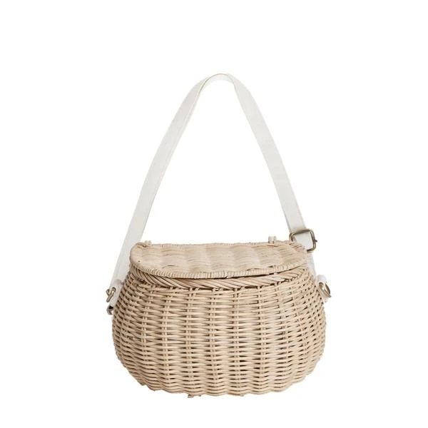 Olli Ella Mini Chari Bag Straw 3 Olli Ella Mini Chari Bag Straw