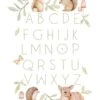 Sailah Lane ABC Poster - Woodlands -Finest Baby Products Sailah Lane ABC Poster Woodlands