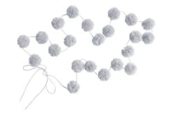 Spinkie Baby Mini Pom Garland Light Grey