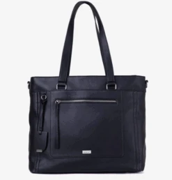 Vanchi Billie Convertible Backpack / Tote Baby Bag Black